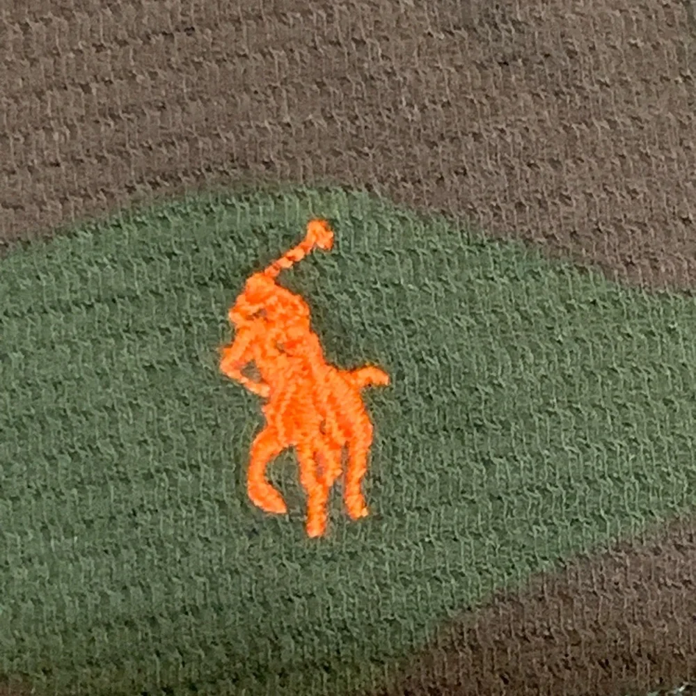 Polo RALPH LAUREN Men's Shirt Waffle Weave Long Sleeve Thermal Camo Size M/L